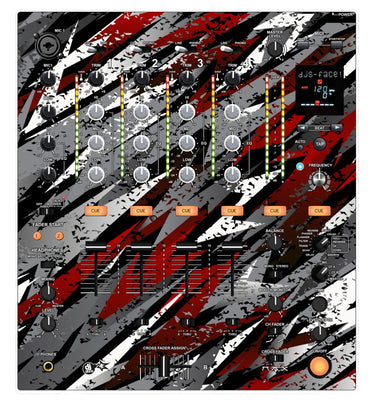 Pioneer DJ DJM 700 Skin Sparkasm Red